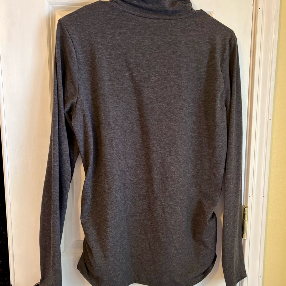 Coldwater Creek Dark Gray Turtleneck Top - Picture 7 of 7